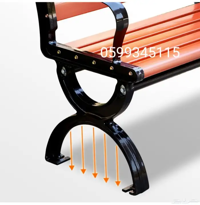 مقعد فناء في الهواء الطلق أثاث الشرفة الأمامية مقاعد مضادة 12