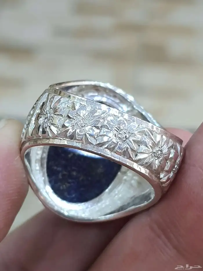 خاتم لازورد افغاني طبيعي 4