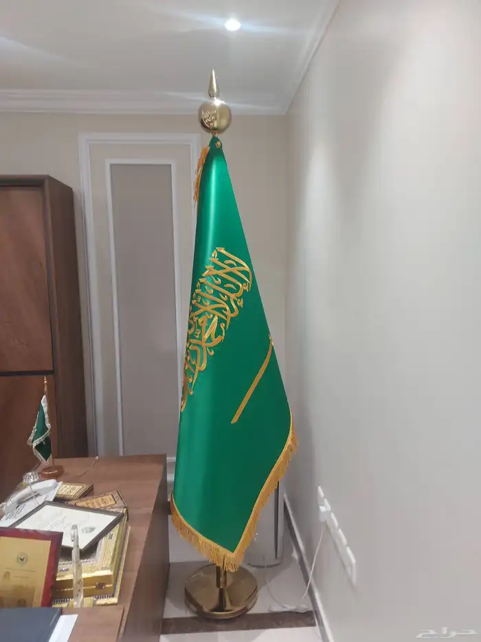 أعلام السعوديه قماش جبردين وقماش ساتان 12