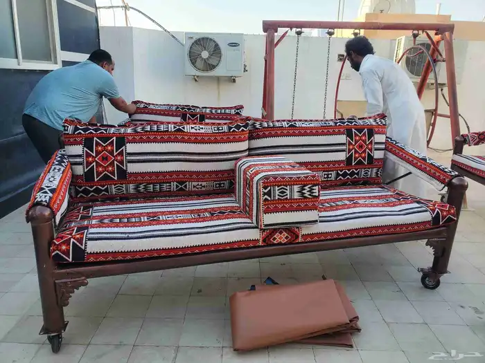 كراسي حديد جلسات خارجيه مراكيز كويتيه شعبيه 13