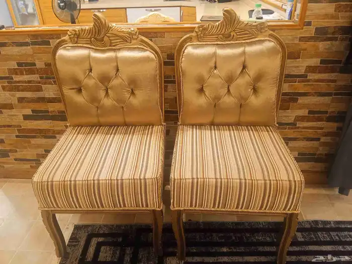 Sofa and dining table with chairs 2