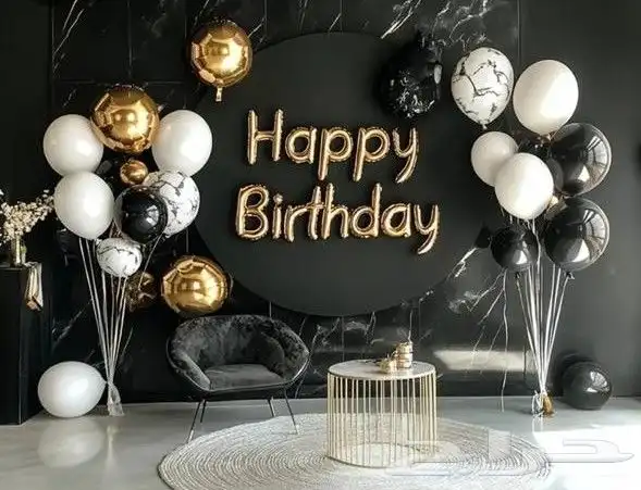 ديكور بالونات لاعياد الميلاد 1