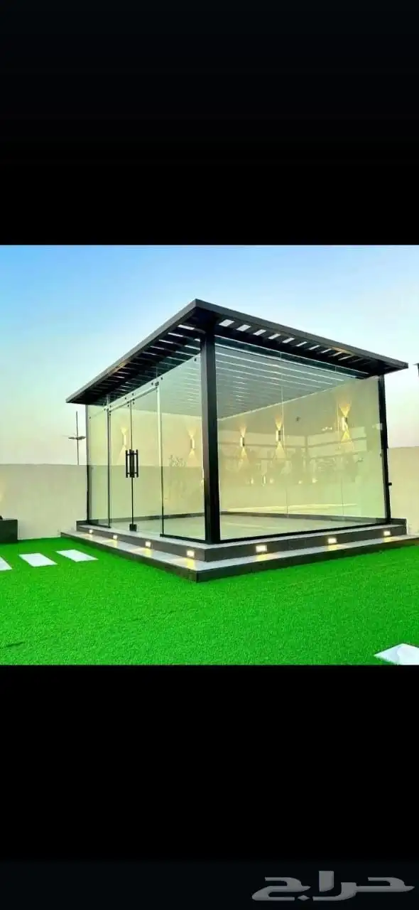 غرف زجاجيه وجلسات خارجيه 0