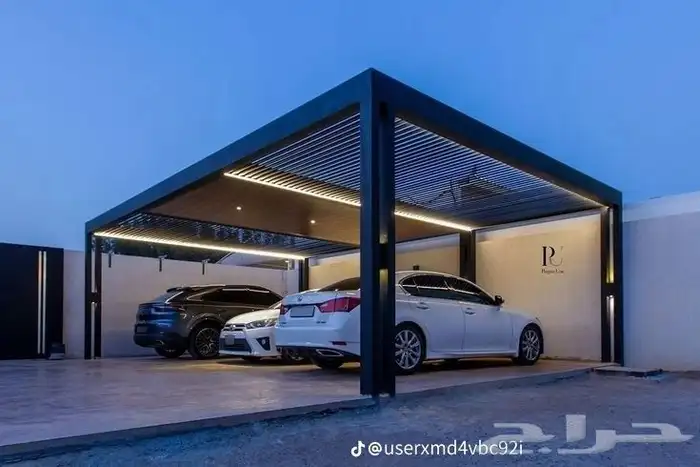 حداد الرياض مظلات وسواتر وجلسات لكسان 4