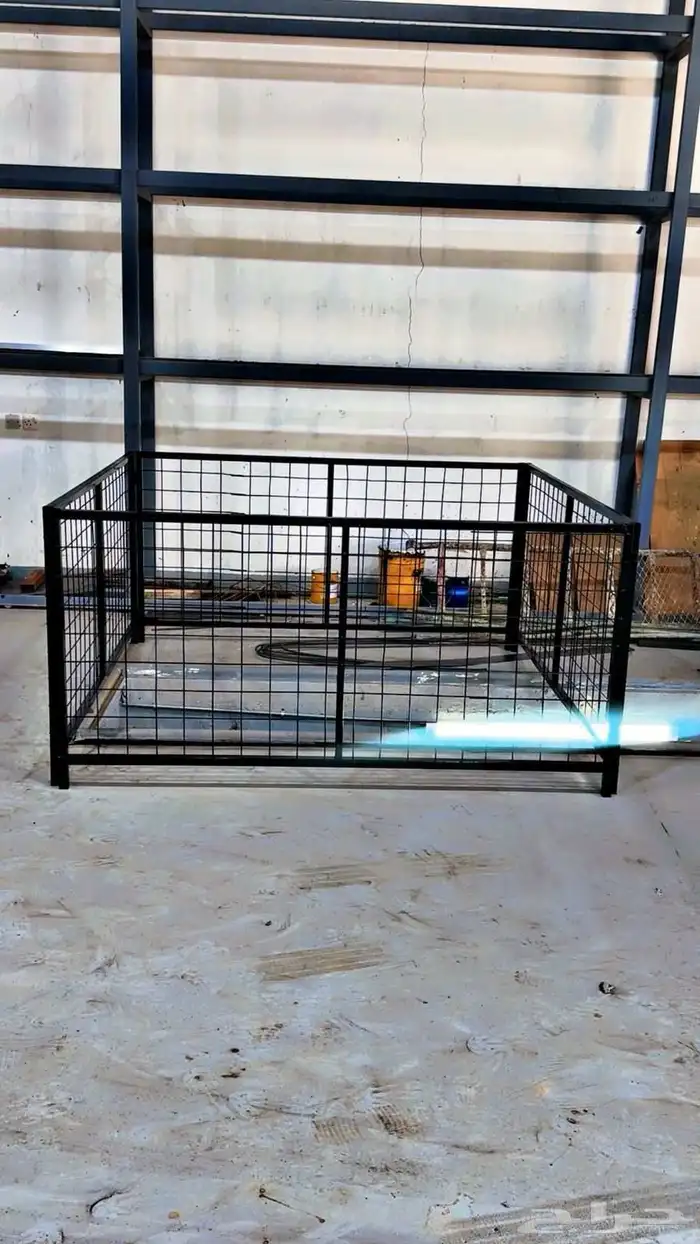Iron cage to keep goats inside. Two meters and its height i 0