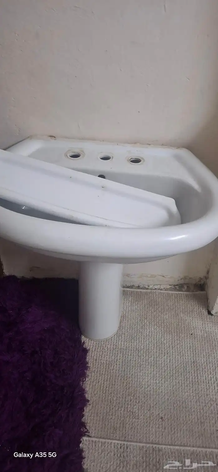 مغسله عدد2 وكرسي افرنجي 0