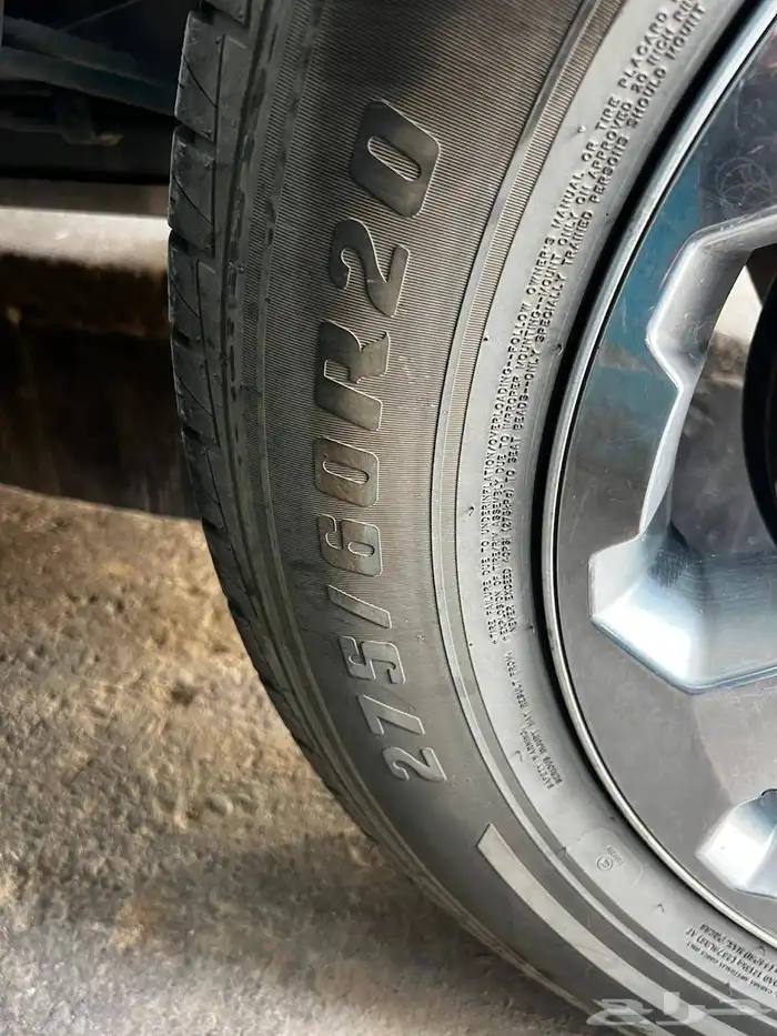 جنوط مقاس 20 فورد f150 اصليات مع الكفرات 2