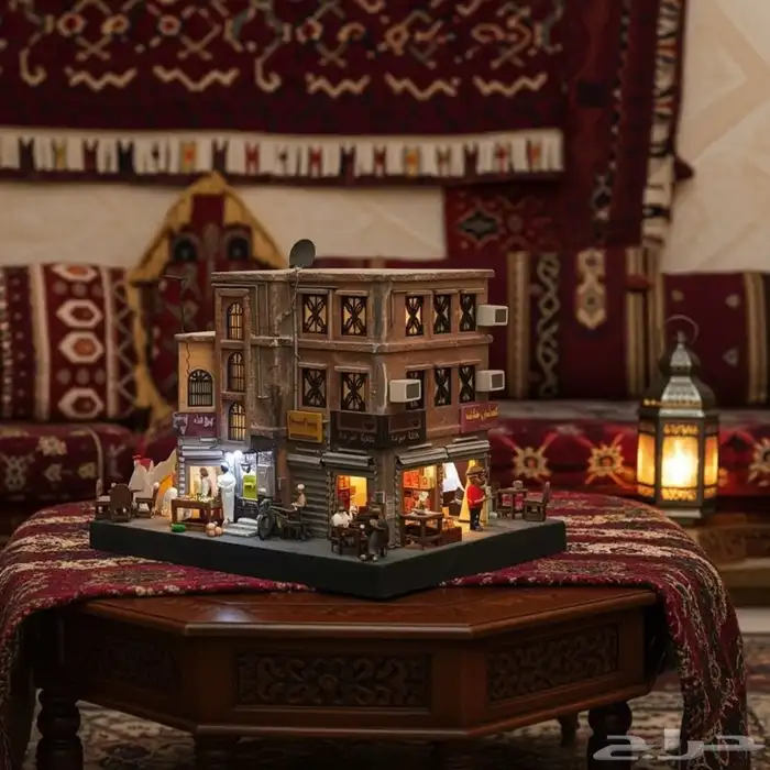 مجسم تراثي للحارة القديمة 3D 0