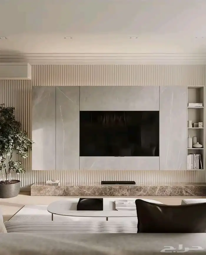 ديكورات خلفيات تلفزيون رفوف شيبورد 2