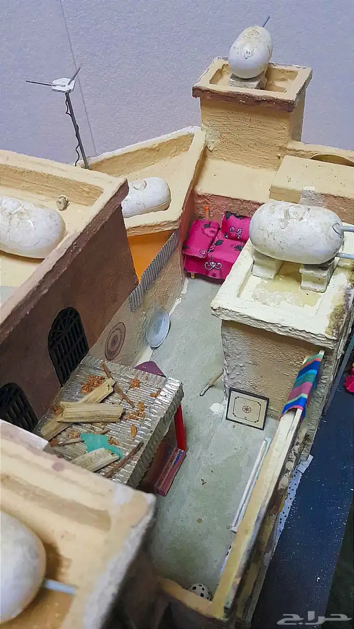 مجسم تراثي للحارة القديمة 3D 9