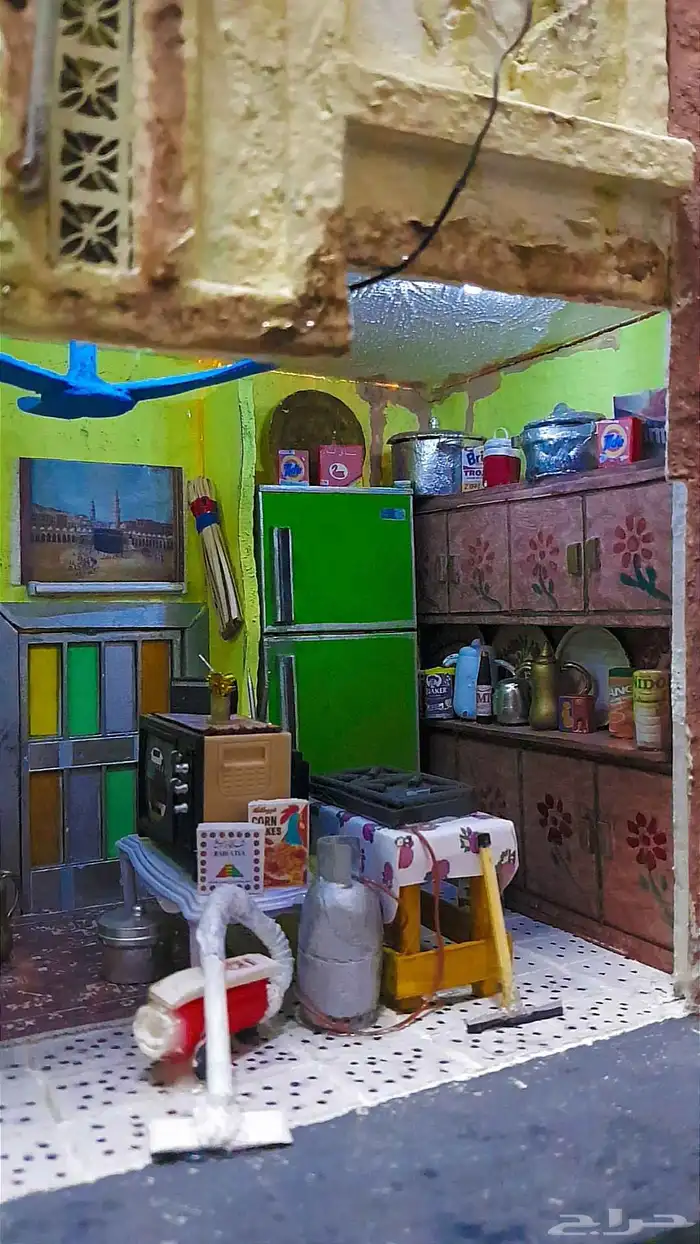 مجسم تراثي للحارة القديمة 3D 7