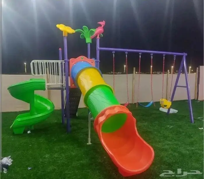 المرجيحة زحلقه البلاستيك 1