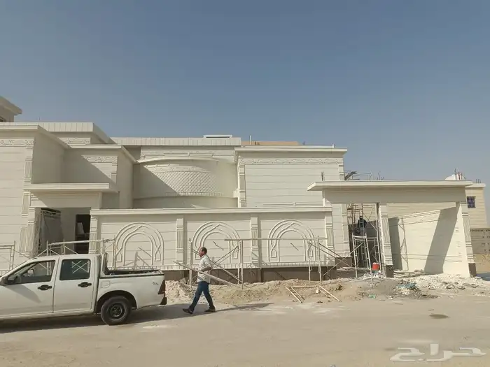 بديل الحجر اسمنت ملون يغنيك عن الحجر الطبيعي والدهانا 2