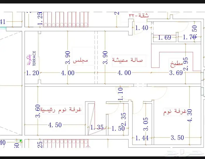للايجار شقه عوائل في حي النرجس 8