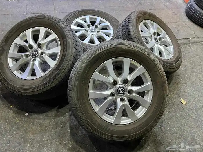 جنوط جيب 2016 اصلي وكاله مع كفرات صيني مقاس 285.60.18 4