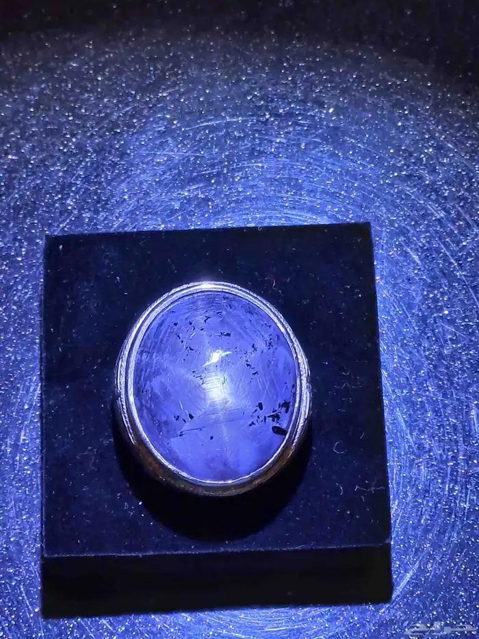 خاتم ياقوت نجمي طبيعي 8