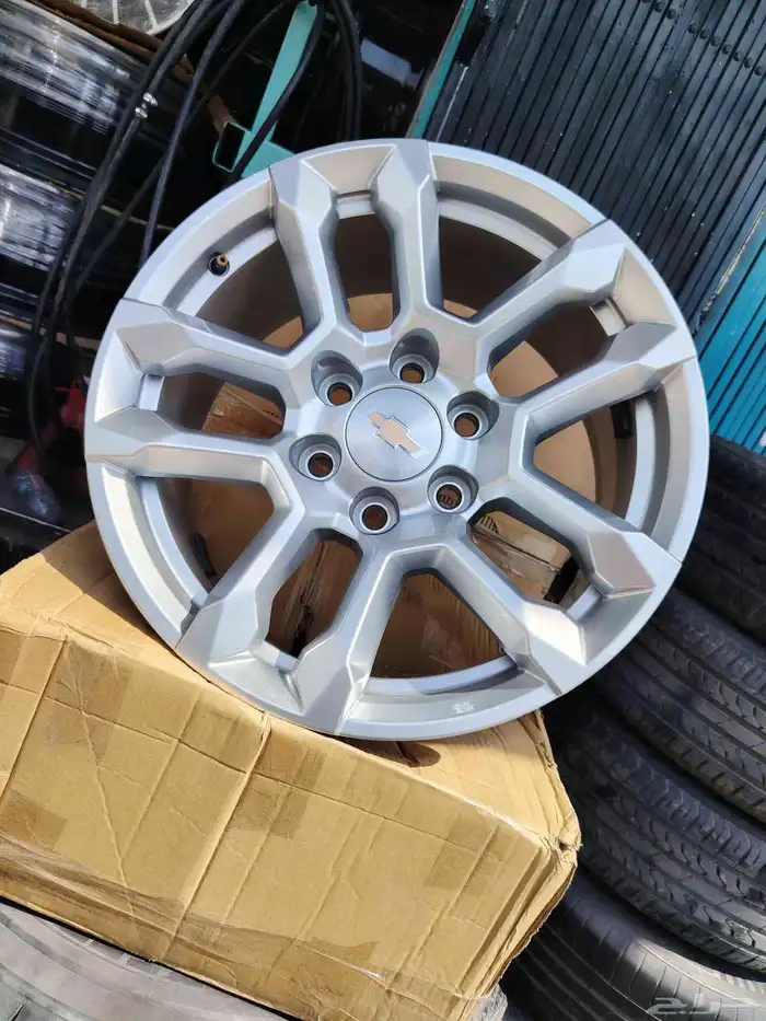 جنوط تاهو شيفروليه موديل 2025 اصلي وكاله مقاس 18 0