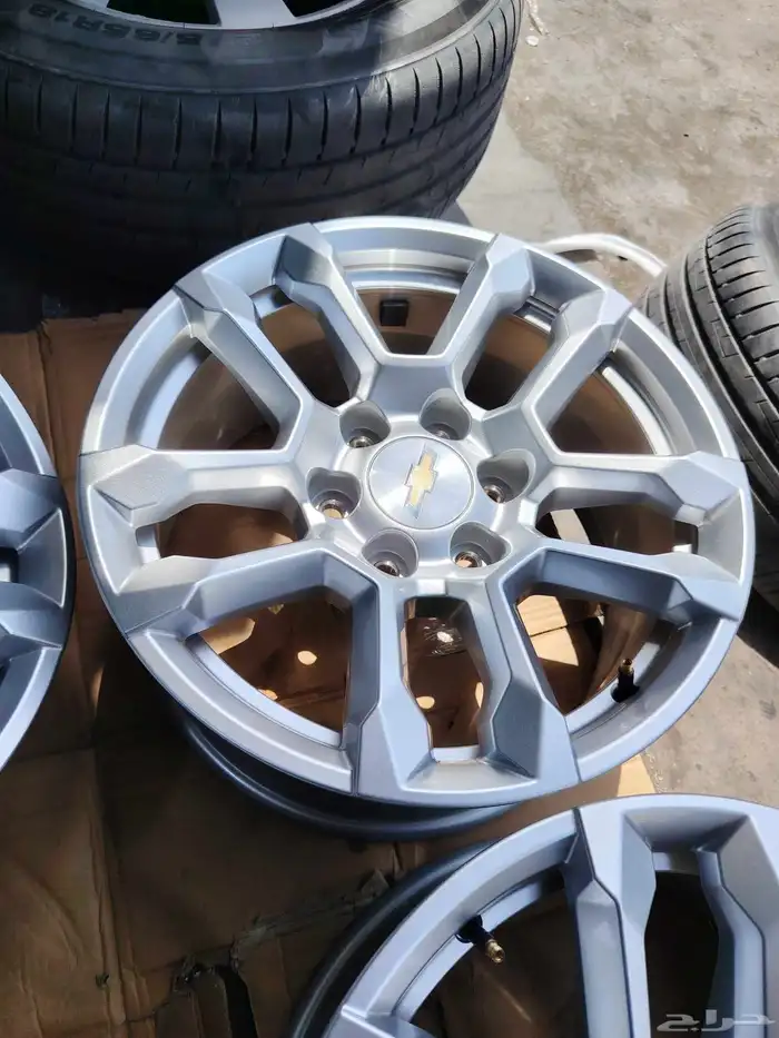 جنوط تاهو شيفروليه موديل 2025 اصلي وكاله مقاس 18 5