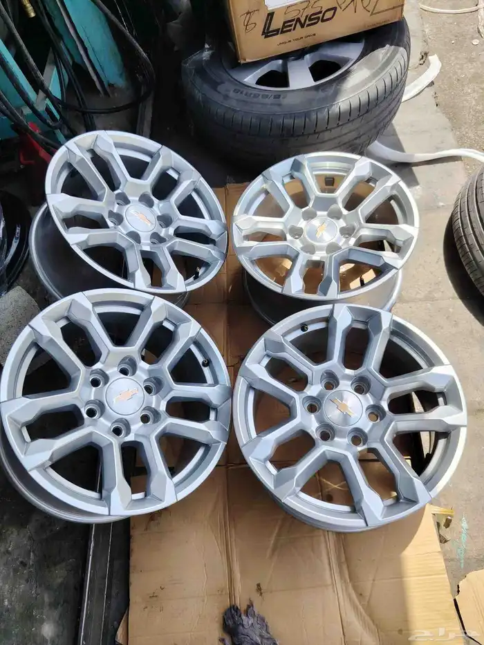 جنوط تاهو شيفروليه موديل 2025 اصلي وكاله مقاس 18 1