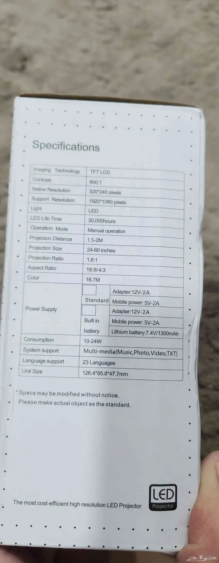 جهاز tvbox وجهاز بروجكتر صغير وجهاز بي اوت كيو 4
