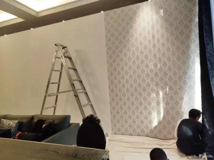 تركيب ورق جدران شيبورد دهانات بديل رخام عازل صوت 5