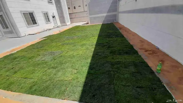 تركيب وترتيب العشبه الصناعي والطبيعي 0