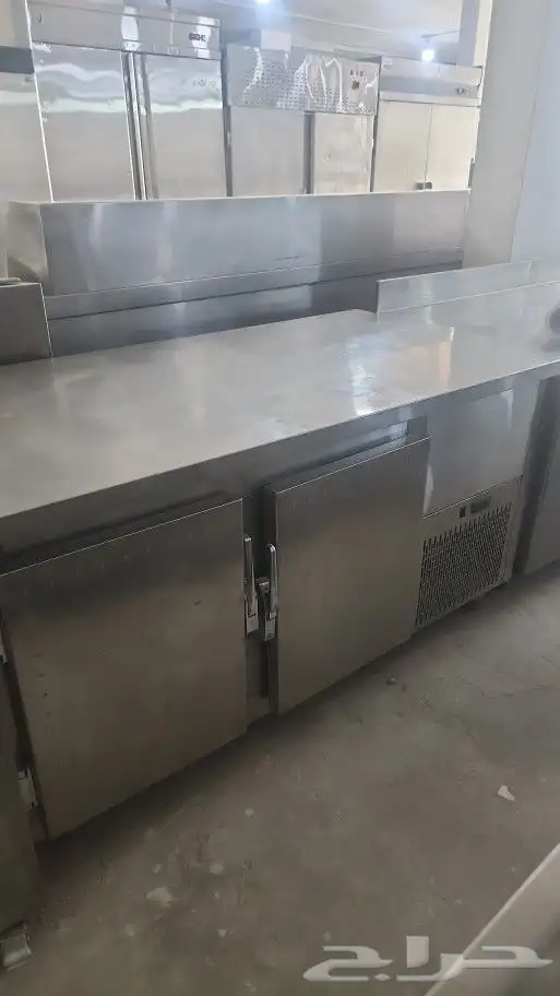 ثلاجات كونتر ستيل تحضير استخدمه شبه جديد 4