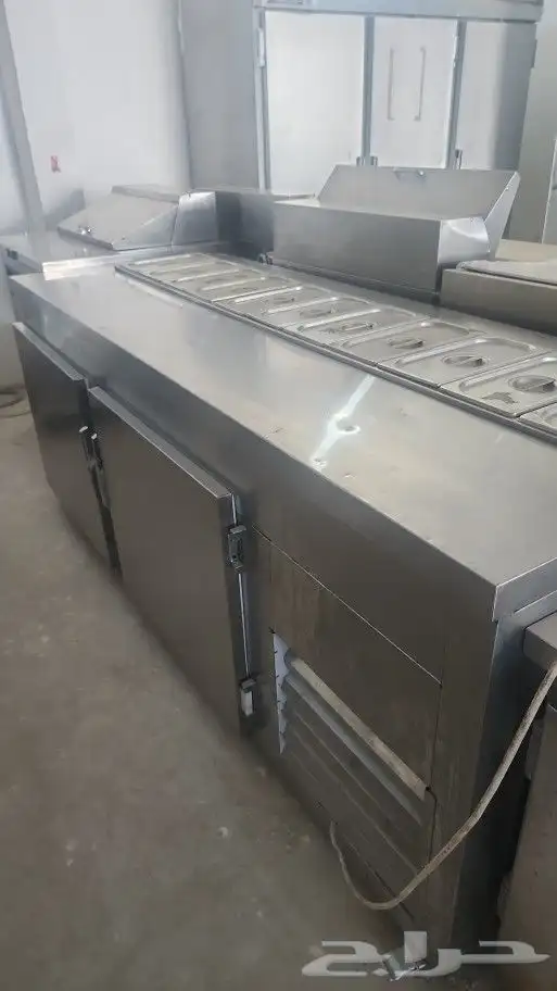 ثلاجات كونتر ستيل تحضير استخدمه شبه جديد 5