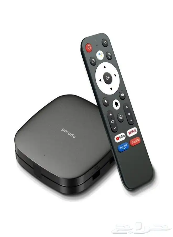 بورودو TV BOX أندرويد يدعم 4K -أسود 0