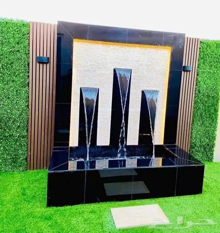 تنسيق حدائق وشلالات وجلسات وغرف زوجاج خارجية 8