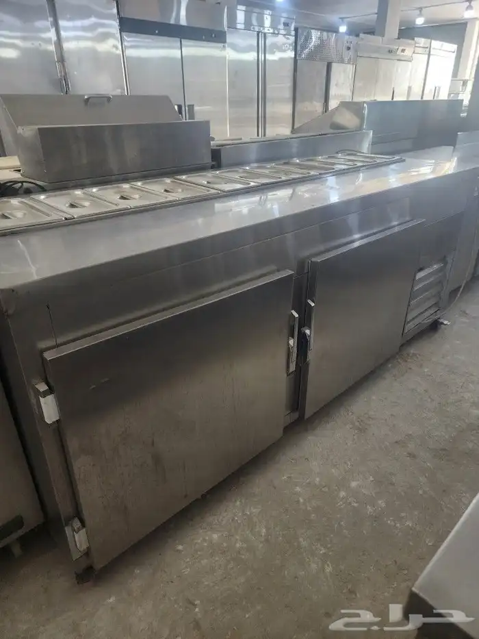 ثلاجات كونتر ستيل تحضير استخدمه شبه جديد 7