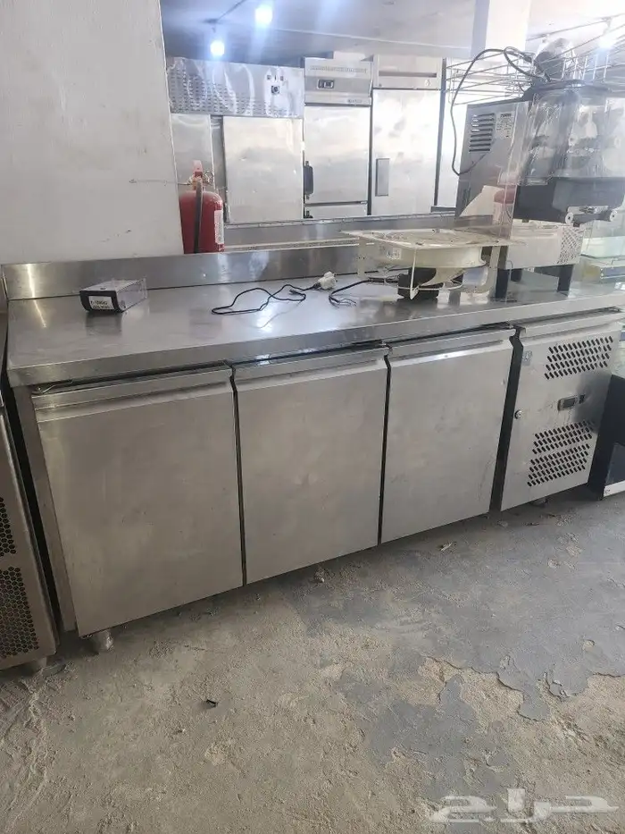ثلاجات كونتر ستيل تحضير استخدمه شبه جديد 3