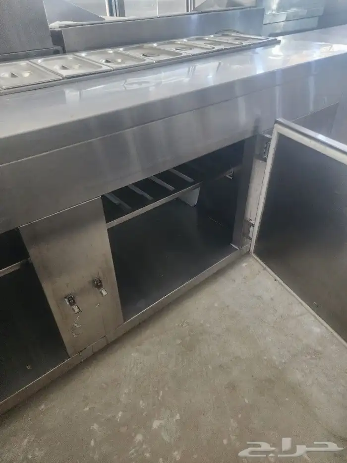 ثلاجات كونتر ستيل تحضير استخدمه شبه جديد 6