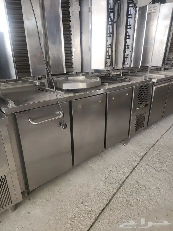 ثلاجات كونتر ستيل تحضير استخدمه شبه جديد 0