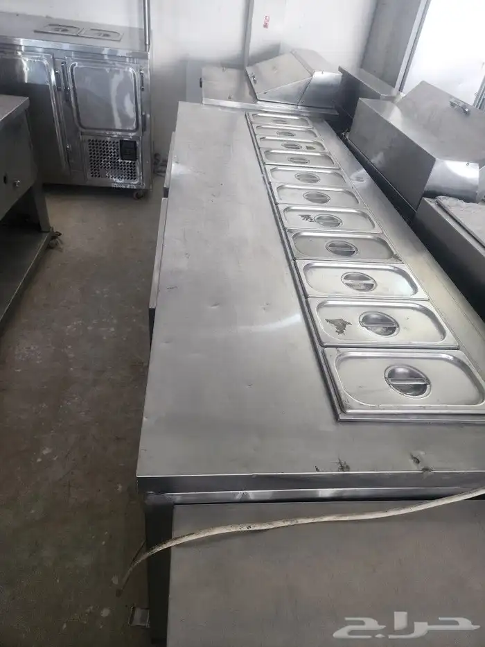 ثلاجات كونتر ستيل تحضير استخدمه شبه جديد 8