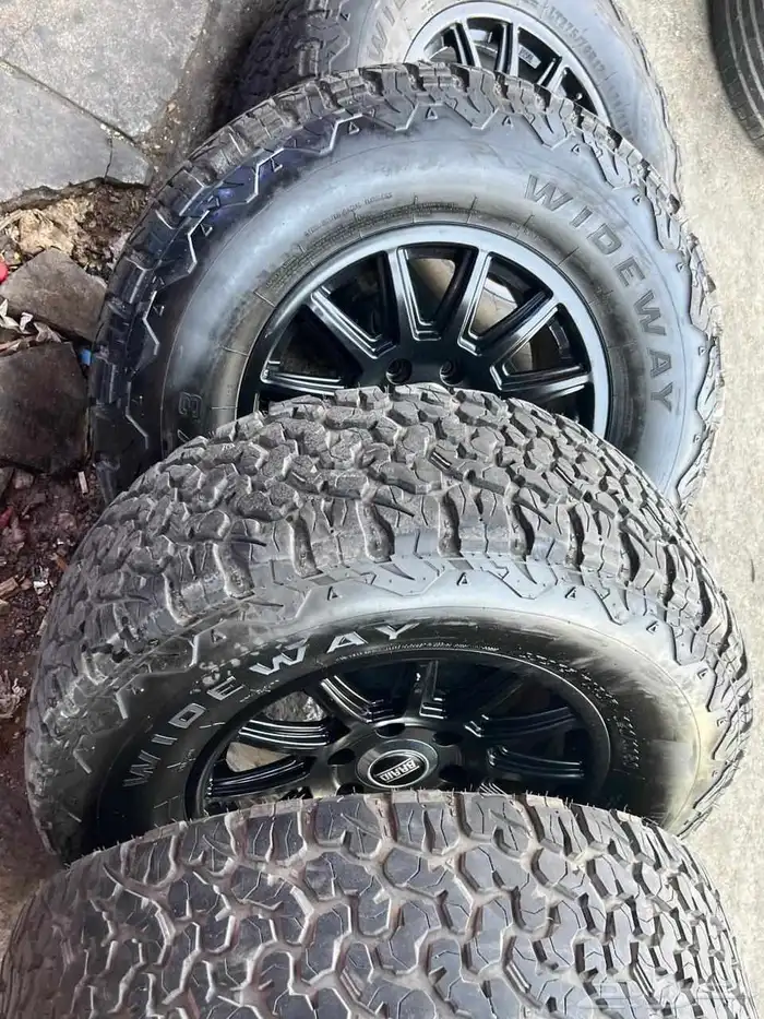 جنوط.برايد.سته مسمار مع كفرات نص حجري.275.70.17 جيب 24 8