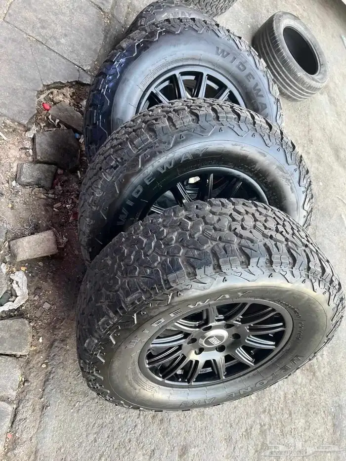 جنوط.برايد.سته مسمار مع كفرات نص حجري.275.70.17 جيب 24 13