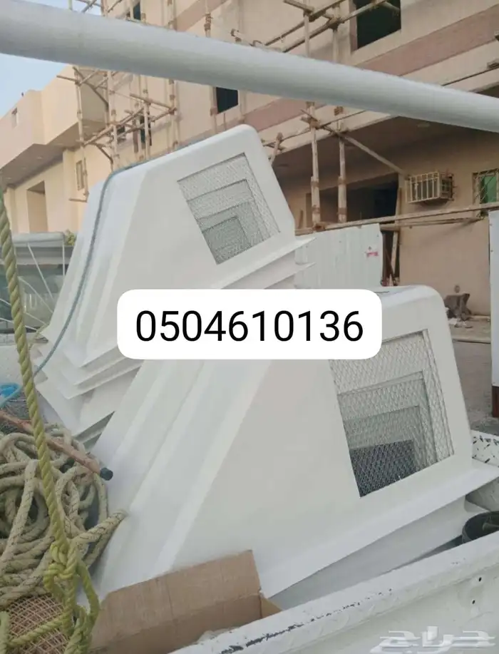 شبك مكيف خارجى غطاء شفات خارجى فبر جلاص شبك تيك خارجى 5