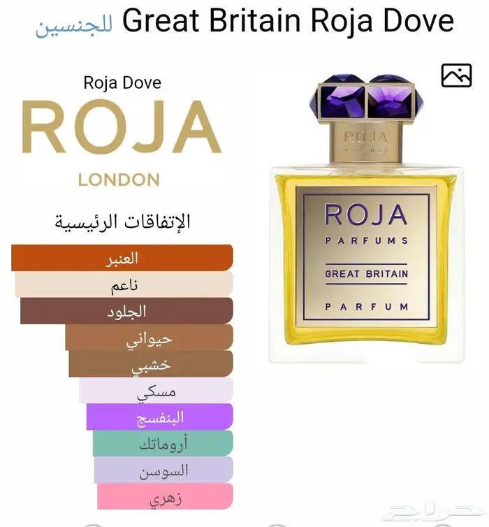 ( مباع ) عطر روجا بريطانيا العظمى 3