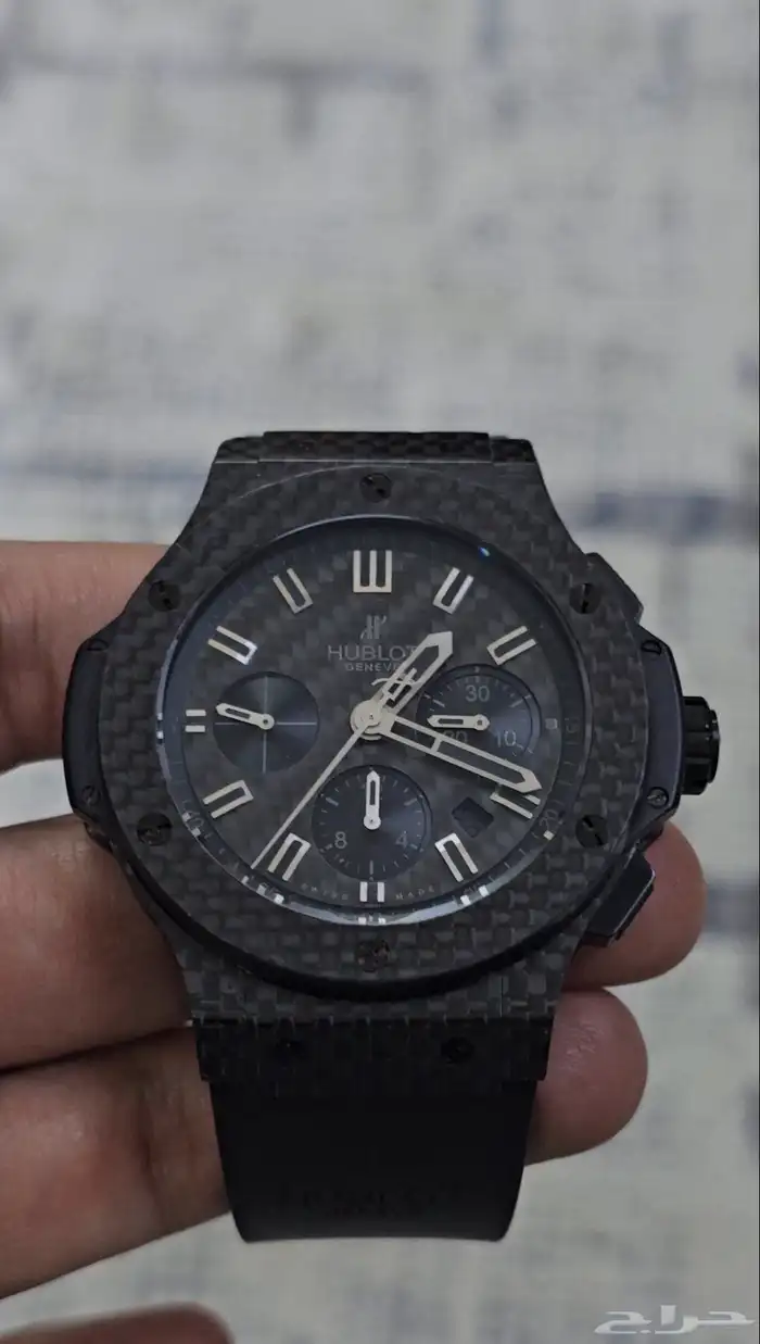 ساعه هوبلو كاربون فايبر Hublot big bang carbon fiber 5
