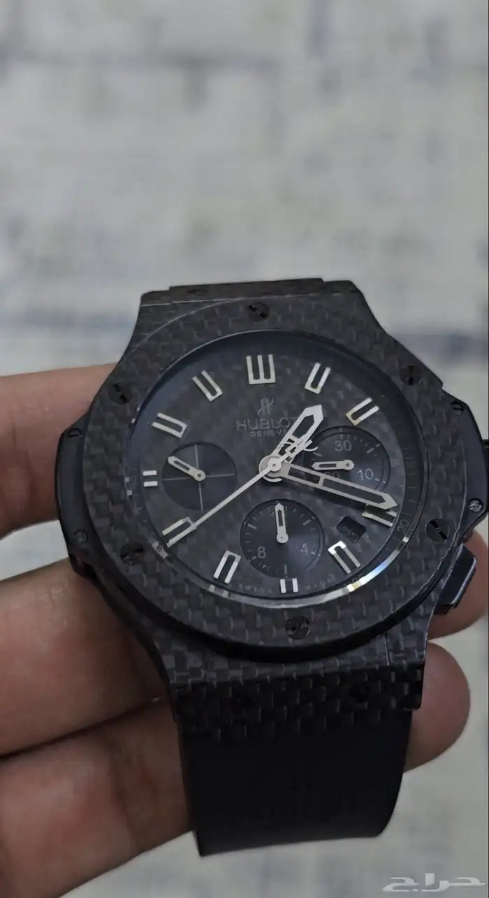 ساعه هوبلو كاربون فايبر Hublot big bang carbon fiber 6