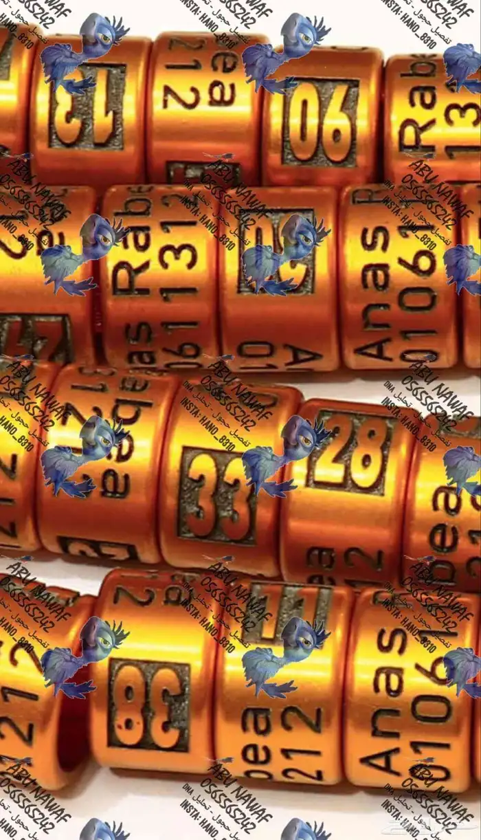 حجول لجميع انواع الطيور حفر عميق 28