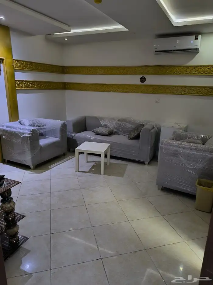 شقق للايجار مفروش حي المنتزه الخرج غرفه وصاله 4