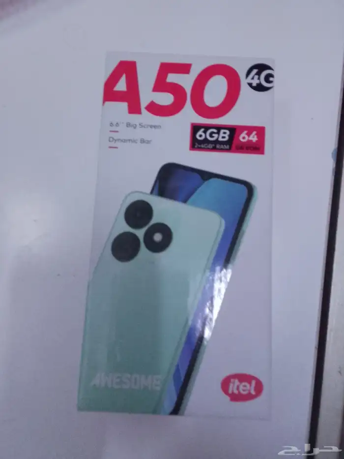 جوال A50 محافظ عليه واستخدام شهر و بكرتونه جوال نضيف 1