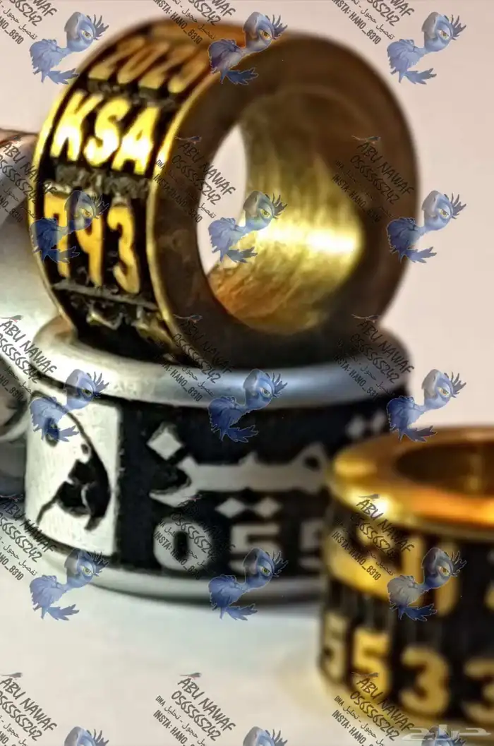 حجول لجميع انواع الطيور حفر عميق 5