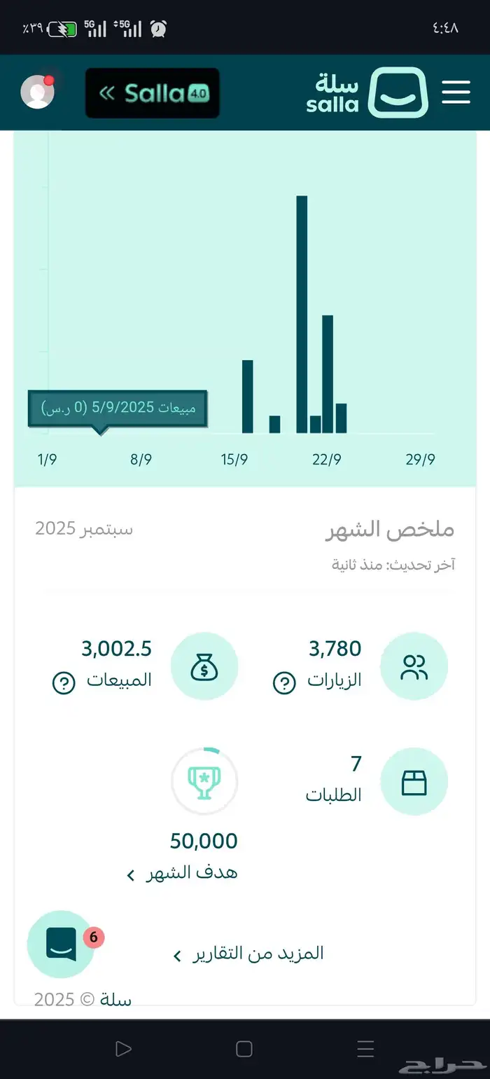 تصميم متجر على سلة 3