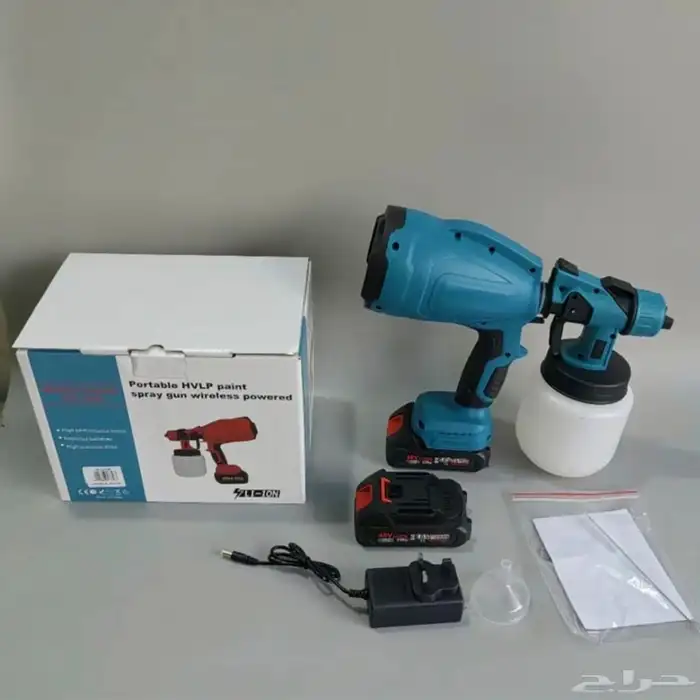 رشاش طلاء 500 واط 2 بطارية ماركة جينريك الأصلي 0