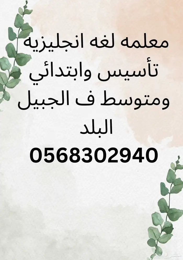 معلمه لغه انجليزيه 0