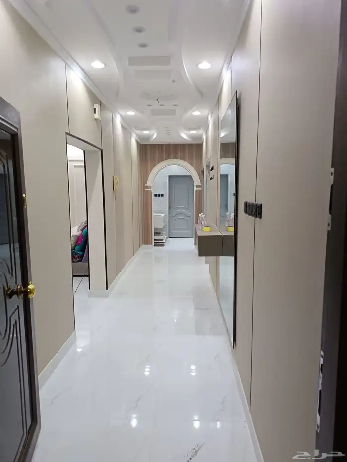 مدخل شقه تجليد الجدران بديل شيبورد مع مريا ورف 0