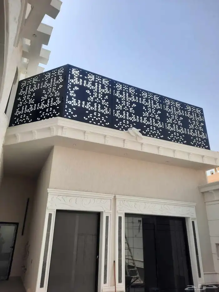 سواتر حديد ليزر بديل خشب قماش 0